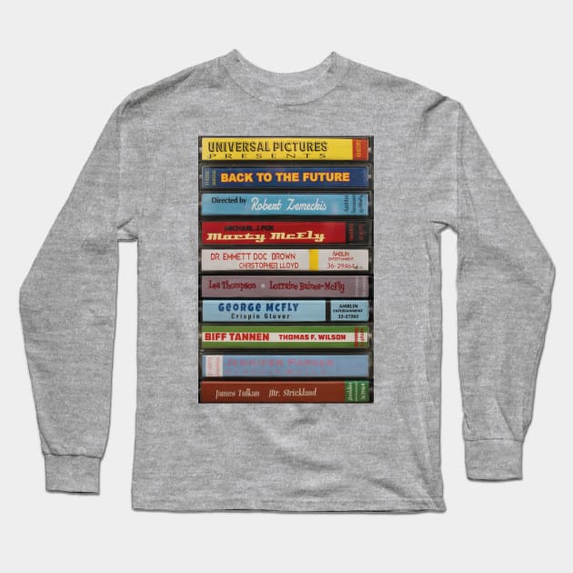 Back to the Future Long Sleeve T-Shirt by JordanBoltonDesign